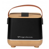 6-Can Mini Personal Fridge Cooler Black