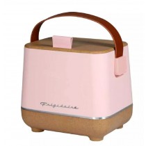 6-CAN MINI PERSONAL FRIDGE COOLER, PINK