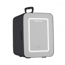MIRRORED BEAUTY LIGHT UP FRIDGE BLACK