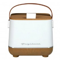 6-Can Mini Personal Fridge Cooler White