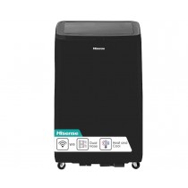 Hisense 550 SF 10,000 BTU Portable Air Condition w/ Heater AP1022HW1GD - Remote Control, Cools 550-Sq. Feet, Dual Hose, WiFi