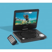Proscan Elite Portable 7" Swivel Screen DVD Player, SD Card Reader, 2.5 Battery Black PEDVD7060