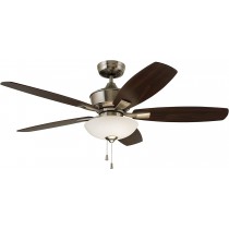 Emerson Lindell 52" Antique Pewter Ceiling Fan w/ LED Light - Charcoal / Timber Gray Blades CF825AP 
