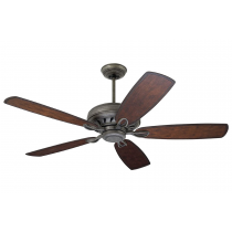 Emerson Penbrooke Select Vintage Steel 52" Ceiling Fan with Dark Mahogany 22" Blades CF5100VS-B77DM