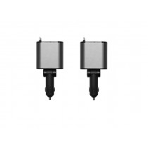 Its Just Smart 4-in-1 Retractable Car Charger 2-Pack, with USB-A and USB-C ports, Compact design fits perfectly in your car's 12V outlet -  IJS.1005