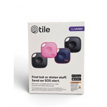 Life360 Tile Mate (2024) Bluetooth Tracker Item Finder 4-Pack RE-60044 - Attach to everyday things like keys, water bottles, or bags