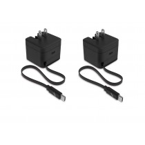 Nimble-Wally Stretch Wall Charger with Retractable Cable - 2 pk. NB-AL-PD35W-1C-12558