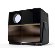 RCA 1080P Smart Streaming Projector with ROKU Express Streaming Device Black, 250 ANSI Lumens, HDMI, WiFi & Bluetooth, Projects 36 - 200 inches - RPJ227