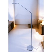 Tensor Slim Line O Foldable Floor Lamp 45" Stand Brushed Aluminum, 970 Lumens 20842-000