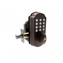 Turbolock TL115 Smartbolt Smart Door Lock with Keypad, Oil Brushed Bronze IP65