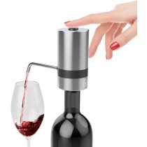 Waerator W2 Instant 1-Button Electric Wine Aerator Pourer Spout Automatic Wine Dispenser Grey WA-A02-GY
