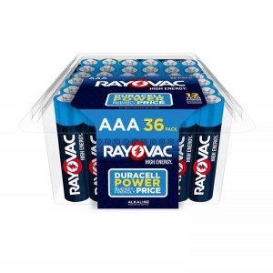 Rayovac High Energy 36pk AAA Batteries