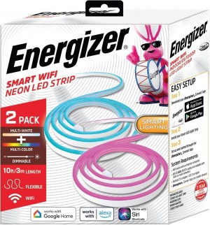 ENERGIZER 10FT NEON RGB LED STRIP 2PK