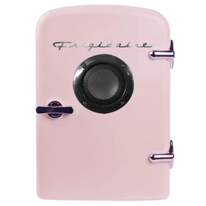Frigidaire 6can Mini Fridge Pink w/Speak