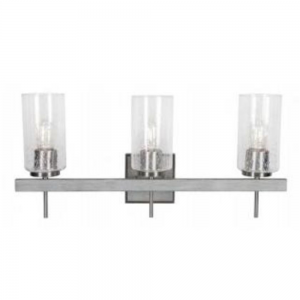 3LT HALSTON VANITY BRIGHT SATIN NICKEL 
