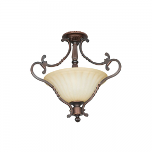 2-LT 100W MB GRAHAM SEMI FLUSH