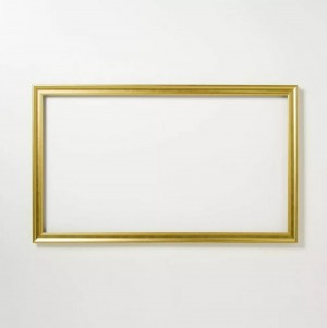 DECO TV 65" FRAME BEZEL BRASS