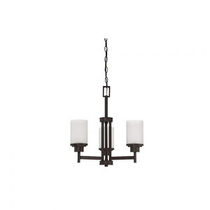 3 LT SOMES CHANDELIER LINEN GLS