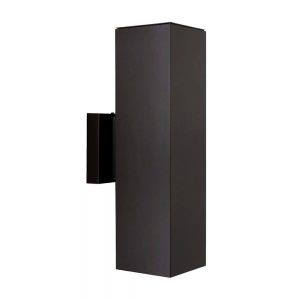 2LT 4IN SQUARE ALUM WALL SCONCE OB
