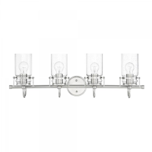 QAIRO 4LT MB VANITY WITH CLEAR SEEDED GL
