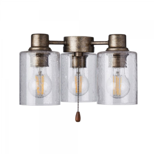 RYE DAMP LIGHT FIXTURE IN VINTAGE STEEL