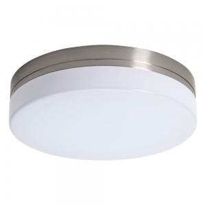 LED Flush Mount- Acrylic 11" 1000lm Silv