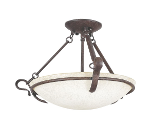3-LT 100W MB VENICE SEMI-FLUSH
