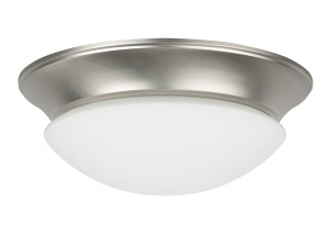 2LT-60W MB TWST-ON OPAL FLUSH MOUNT