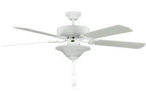 Heritage LED 52" Ceiling Fan White