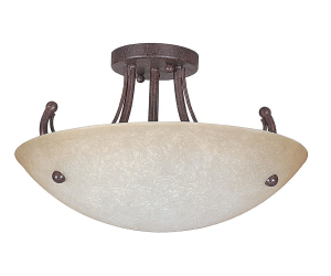 16IN 3LT TEMPEST SEMI-FLUSH RB
