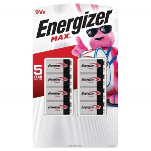 ENERGIZER MAX 9V 8PK
