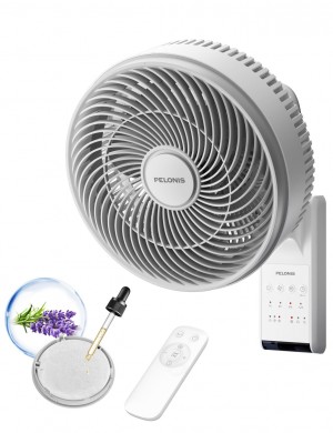 9 Inch Wall Mount Fan with Remote Contr