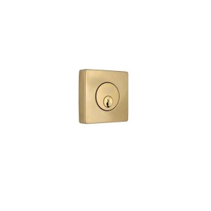 SINGLE CYLINDER DEADBOLT BRUSHED GOLD