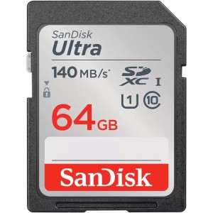 SANDISK 64 GB ULTRA MEMORY SD CARD 2 PK