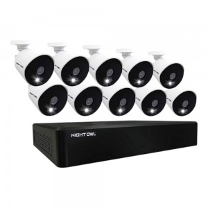 NIGHT OWL 16-CHANNEL 10-CAMERA 1080P SEC