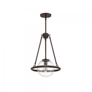 GALAXII 1-LT PENDANT WITH CLEAR SEEDED
