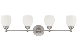 4 LT VANITY OPAL GLASS BSN