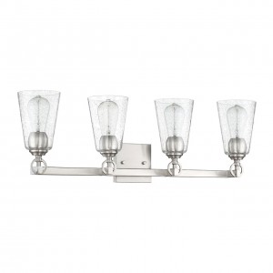 4LT 100W MB ARDEN VANITY WITH CLR SEEDY