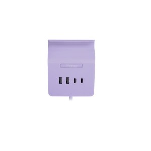 IHOME 4 PORT USB CHARGING HUB-PURPLE