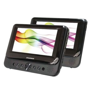 SYLVANIA SDVD8739 7" DUAL-SCREEN PORTABL