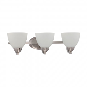 3-LT 100W MB PRESTON VANITY SATIN NICKEL
