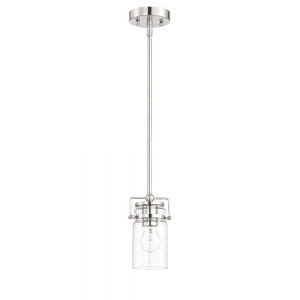 QAIRO 1LT MB MINI PENDANT WITH CLEAR SEE