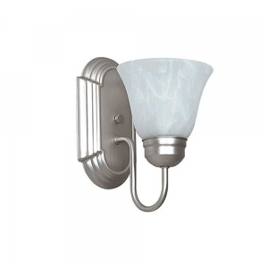 1LT WALL ALABASTER GLS SN