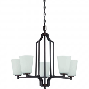 5LT 100W MB BRIGHTON CHANDELIER