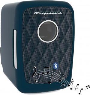 9-CAN RETRO MINI FRIDGE WITH BLUETOOTH