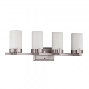 4LT LUMINETTE VANITY OPAL GLS BSN