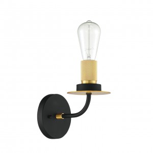 1LT 100W MB ONYX WALL SCONCE