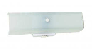 14IN W/M U GLASS WH