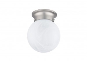 6IN FAUX ALABASTER GLOBE