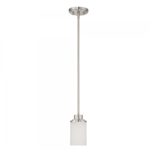 1 LT SOMES MINI PENDANT LINEN GLS